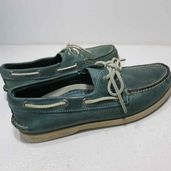 Sperry Top-Sider Nubuck Leather Boat Deck Shoes Men's Footwear Shoe's 9 M - Picture 4 of 7